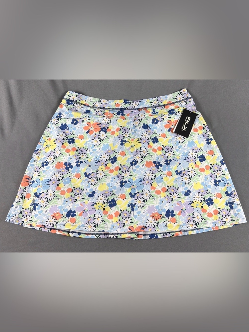 RLX Ralph Lauren Womens Golf Skort Floral Print Large Multicolor NWT MSRP $148